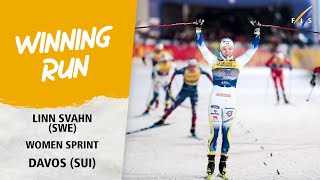 Backtoback Sprint wins for Linn Svahn  FIS Cross Country World Cup 2324 [upl. by Iral]