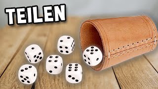 TEILEN Würfelspiel  Spielregeln TV Spielanleitung Deutsch  Würfel [upl. by Ardnosal]