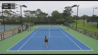 W50 Caloundra Singles R32 Nina Vargova Vs Eudice Chong [upl. by Wolfort]