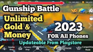 Gunship Battle 2821 Unlimited Gold  Dollars  Latest Updatable From Playstore 2023 New Trick [upl. by Ailiec]