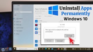 Windows 10 How to Uninstall Programs Permanently 『Uninstall Software』 [upl. by Winifred]