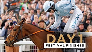 ALL FINISHES FROM DAY ONE OF THE 2022 CHELTENHAM FESTIVAL [upl. by Nicram]