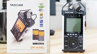 TASCAM DR44WL Detailed Recorder Review [upl. by Omura]