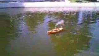 SteamEngine RC Model Boat [upl. by Tound338]