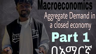 Macroeconomics chapter 3 quot Aggregate demand in closed economyquotpart1በአማርኛ [upl. by Iloj]