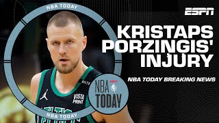 Detailing Kristaps Porzingis injury and IMPACT on Celtics margin for error 👀  NBA Today [upl. by Ahsaercal123]