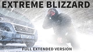 Extreme Blizzard Van Life Winter Camping Survival Worst Snow Storm of my Life Hurricane Force Wind [upl. by Phox]