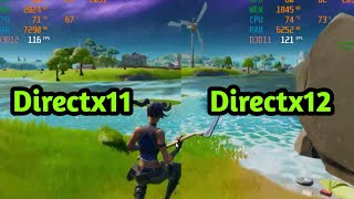 Fortnite DIRECTX 11 VS DIRECTX 12  Chapter 2 Season 3 [upl. by Dietrich]