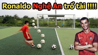 Thử Thách Bóng Đá với Quang Hải Nhí Ronaldo Nghệ An kỹ thuật cực đỉnh như Messi Hà Tĩnh PVF [upl. by Anceline]