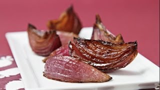 Balsamic Roasted Red Onions [upl. by Rodablas]