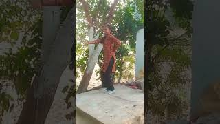 Engada Antha Manja Saree dance trending [upl. by Zsamot]