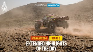 Extended highlights of Stage 3 presented by Aramco  Dakar2024 [upl. by Hulbard]