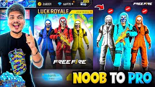 Free Fire Criminal Royale All Criminals In One Spin😍💎 Best Noob To Pro Garena Free Fire [upl. by Vassar]