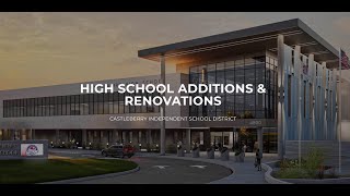 WRA Architects  Castleberry ISD  High School Additions amp Renovations  Animation [upl. by Cumine318]