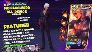 UPDATED Script Skin Gusion KOF K No Password  Effect amp Voice  New Patch Mobile Legends [upl. by Naloc]