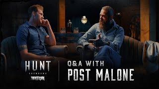 QampA with Post Malone  HuntPartner  Hunt Showdown 1896 [upl. by Mascia]