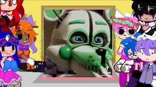 Oddies Roleplay react to Funtime Foxy edits [upl. by Gwennie]