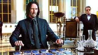 La escena del juego de cartas  John Wick 4  Clip en Español [upl. by Iew]