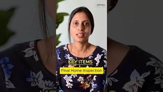 Final Home Inspection Must Check Items FinalHomeInspection DeepikaRealtor NewHomeBuyer [upl. by Selig]