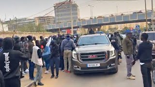 En direct Cité Keur Gorgui  Départ de Ousmane Sonko au tribunal de Dakar [upl. by Efal774]