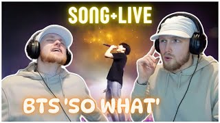 BTS So what Reaction amp Live performance l Another AMAZING topic [upl. by Yllatan]