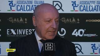 NapoliInter Sommer e la sorpresa Juventus intervista a MAROTTA  Gran Galà del Calcio  DAZN [upl. by Aciram]