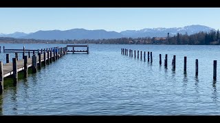 Am Starnberger See zwischen Seeshaupt und Bernried in 4K [upl. by Longan]