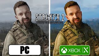 Stalker 2 Heart of Chornobyl Xbox Series X vs PC Graphics Comparison [upl. by Demmy377]