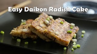 How to make Chinese Daikon Radish Cake 蘿蔔糕 recipe [upl. by Gusella415]