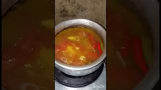 Potato and tomato Dal ranna recipe shortsvideo [upl. by Enelyt]