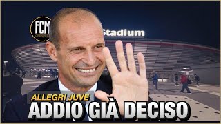 Juventus Allegri si va verso laddio  Analisi FmcNewsSport [upl. by Nnawaj]