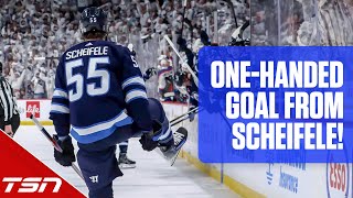 MARK SCHEIFELE SCORES GOAL WITH GORGEOUS ONEHANDED TIP [upl. by Dimitris169]