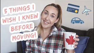 things I wish I knew BEFORE moving to canada  IEC VISA UK TO CANADA [upl. by Lesley174]