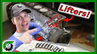 Jeep 40 Lifters and Oil Pan Engine Rebuild Part 22 [upl. by Assin268]