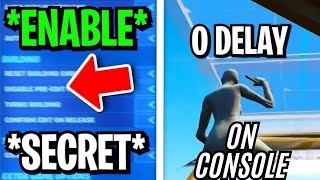 How To Get 0 DELAY In Fortnite Chapter 5 On Console PS4PS5XBOX [upl. by Yrtsed]