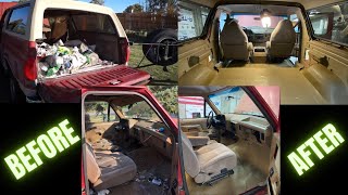 TRANSFORMING A Bronco Interior In 7 Minutes [upl. by Afra695]