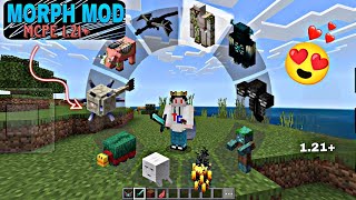 Morph Mod For Minecraft Pe 121  Morph Mod For Mcpe 121 Download [upl. by Esdnyl]