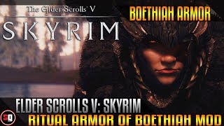 The Elder Scrolls V Skyrim  Ritual Armor Of Boethiah Mod [upl. by Etselec]