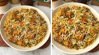 Veg Dum Biryani Recipe  वेज बिरयानी  Restaurant Style Veg Biryani  Lunch Recipes [upl. by Nyleek]