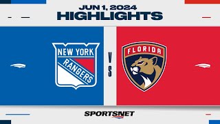 NHL Game 6 Highlights  Rangers vs Panthers  June 1 2024 [upl. by Acnaiv]