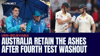 Australia Retain The Ashes After Fourth Test Washout [upl. by Paulson]