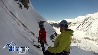 quotSERTIG ICE TRAININGquot WI2  Eisklettern  Ice Climbing  Davos  Switzerland  CH  Walserhuus [upl. by Onofredo]