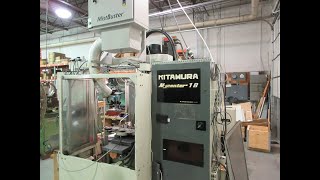 Kitamura MyCenter 1B CNC Vertical Machining Center with Fanuc 10M Control [upl. by Ierbua55]