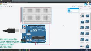 UN RETO SENCILLO  TINKERCAD  ARDUINO [upl. by Sakul414]