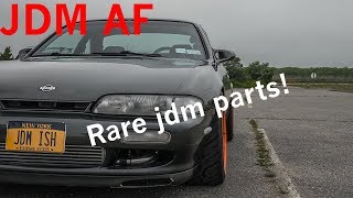 Installing rare JDM ganador mirrors  240sx s14 rb25 [upl. by Zaslow]