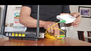 Como conectar correctamente Cable de fibra óptica SCAPC de nuestro internet⭐🥇 [upl. by Ase]