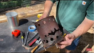 Making The David West Style Of Hobo Stove [upl. by Ennaxor]