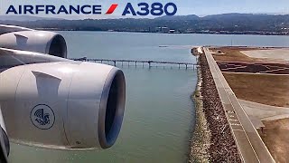 🇫🇷 Paris CDG  San Francisco SFO 🇺🇸 Air France Airbus A380 FULL FLIGHT REPORT [upl. by Lois568]