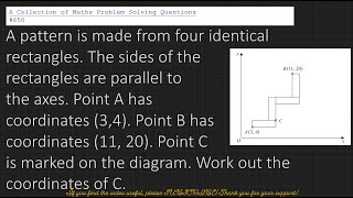 A Collection of Maths Problem Solving Questions 650 Coordinate Geometry [upl. by Glennis223]