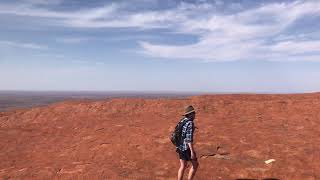 Top of the Ayers rock  Uluru  エアーズロックの上で [upl. by Inahet]